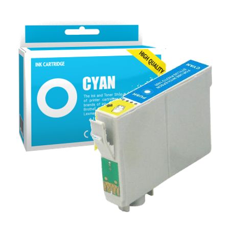 Cartucho de tinta compatible  -  EPSON T0482  -  cian  -  (C13T04824010)
