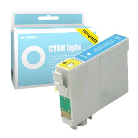 Cartucho de tinta compatible  -  EPSON T0485  -  cian claro  -  (C13T04854010)