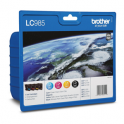Pack de 4 cartuchos de tinta originales  -  BROTHER LC985  -  1 negro + 1 cian + 1 magenta + 1 amarillo  -  (LC985VALBP)