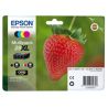 Pack de 4 cartuchos de tinta originales  -  EPSON 29XL  -  1 negro + 1 cian + 1 magenta + 1 amarillo  -  (C13T29964012)  -  gran