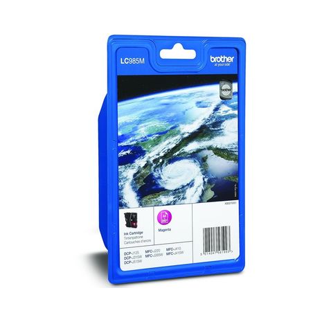 Cartucho de tinta original  -  BROTHER LC985M  -  magenta  -  (LC-985M)