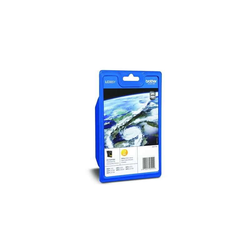 Cartucho de tinta original  -  BROTHER LC985Y  -  amarillo  -  (LC-985Y)