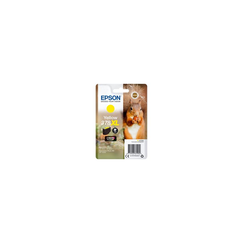 Cartucho de tinta original  -  EPSON 378XL  -  amarillo  -  (C13T37944010)