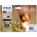 Pack 6 cartuchos de tinta originales  -  EPSON 378XL  -  1 negro + 1 cian + 1 magenta + 1 amarillo + 1 cian claro + 1 magenta cl