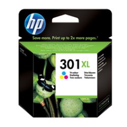 Cartucho de tinta original  -  HP 301XL  -  color  -  (CH564EE)  -  gran capacidad