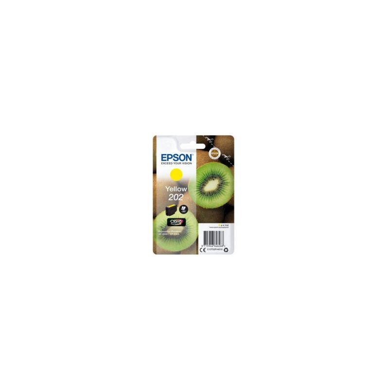 Cartucho de tinta orignale  -  EPSON 202  -  amarillo  -  (C13T02F44010)