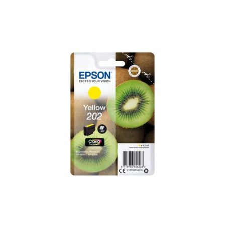 Cartucho de tinta orignale  -  EPSON 202  -  amarillo  -  (C13T02F44010)