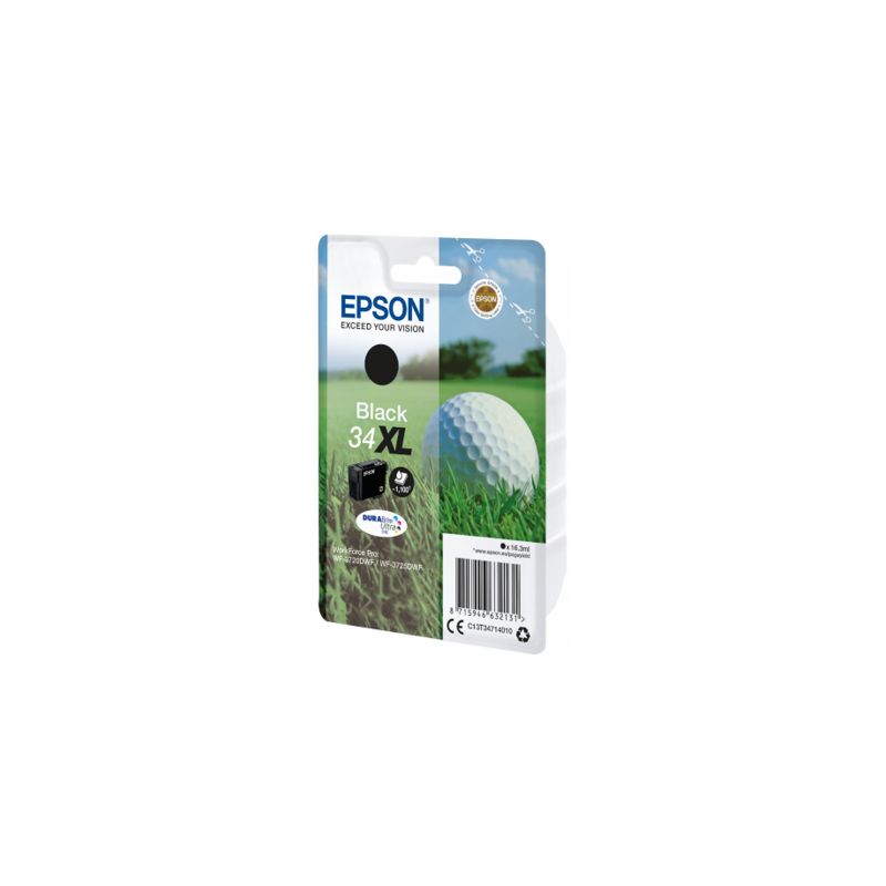 Cartucho de tinta original  -  EPSON 34XL  -  negro  -  (C13T34714010)  -  gran capacidad