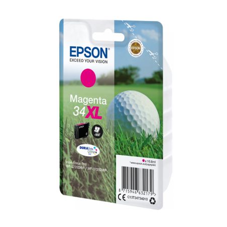 Cartucho de tinta original  -  EPSON 34XL  -  magenta  -  (C13T34734010)  -  gran capacidad