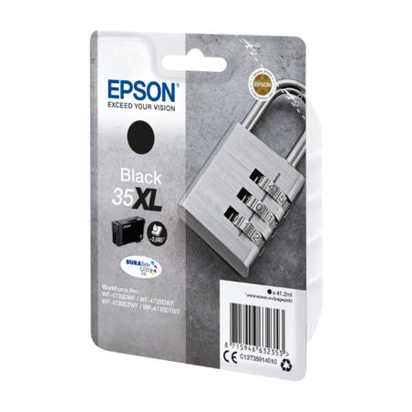 Cartucho de tinta original  -  EPSON 35XL  -  negro  -  (C13T35914010)  -  gran capacidad