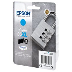 Cartucho de tinta original  -  EPSON 35XL  -  cian  -  (C13T35924010)  -  gran capacidad