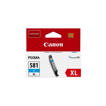 Cartucho de tinta original  -  CANON CLI 581 C XL  -  cian  -  (2049C001)  -  gran capacidad
