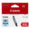 Cartucho de tinta original  -  CANON CLI 581 C XXL  -  cian  -  (1995C001)  -  gran capacidad