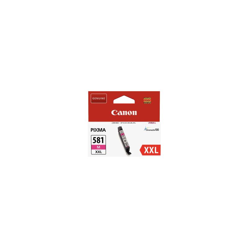 Cartucho de tinta original  -  CANON CLI 581 M XXL  -  magenta  -  (1996C001)  -  gran capacidad