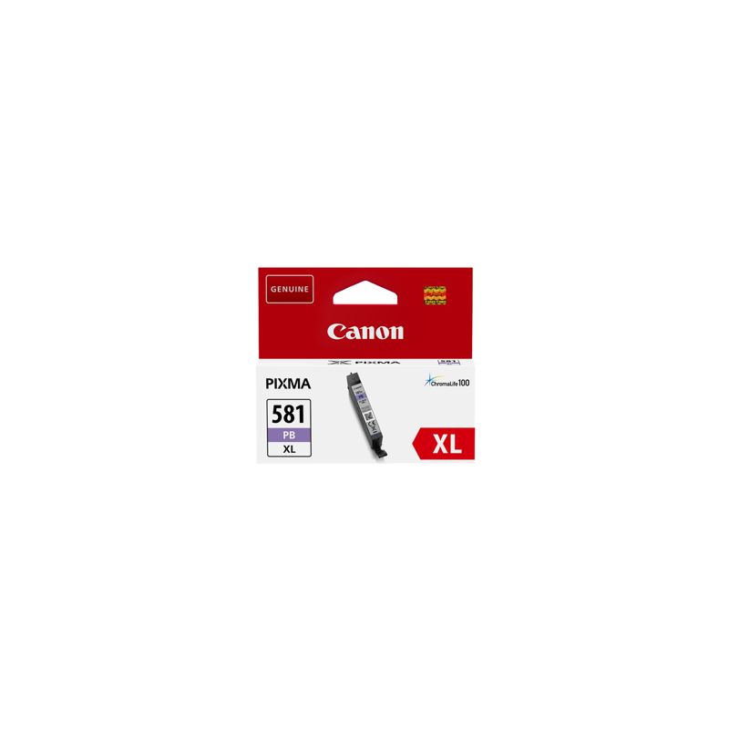 Cartucho de tinta original  -  CANON CLI 581 PB XL  -  azul foto  -  (2053C001)  -  gran capacidad