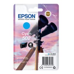 Cartucho de tinta original  -  EPSON 502  -  cian  -  (C13T02V24010)