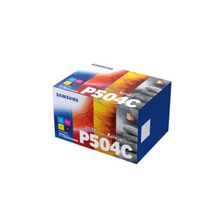 Pack 4 toners originales  -  HP SU400A (Ex-SAMSUNG CLT-P504CELS)  -  1 negro + 1 cian + 1 magenta + 1 amarillo  -  (SU400A)