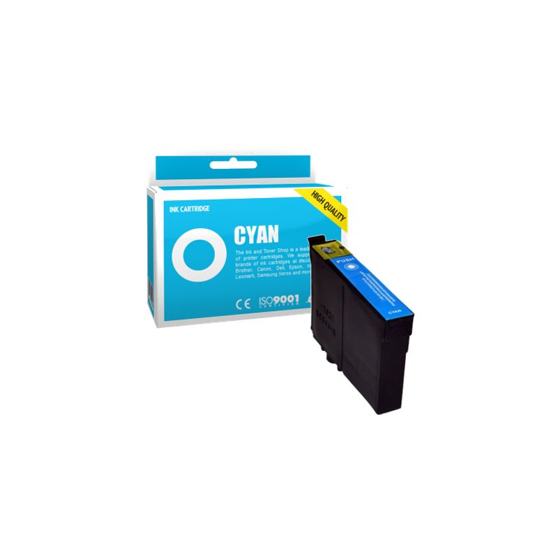 Cartucho de tinta compatible  -  EPSON 502XL  -  cian  -  (C13T02W24010)  -  gran capacidad