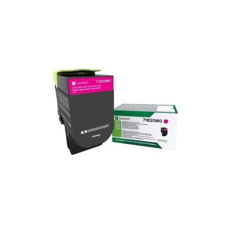 Toner original  -  LEXMARK 71B20M0  -  magenta  -  (71B20M0)