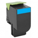 Toner compatible  -  LEXMARK 71B2HC0  -  cian  -  (71B2HC0)