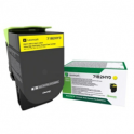 Toner original  -  LEXMARK 71B2HY0  -  amarillo  -  (71B2HY0)