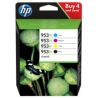 Pack de 4  Cartuchos de tinta originales  - HP 953XL  -  1 negro + 1 cian + 1 magenta + 1 amarillo  -  (3HZ52AE)  -  gran capaci