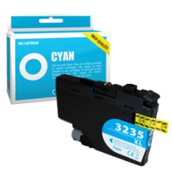 Cartucho de tinta compatible  -  BROTHER LC3235XLC  -  cian  -  (LC3235XLC)  -  gran capacidad