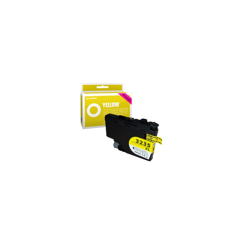 Cartucho de tinta compatible  -  BROTHER LC3235XLY  -  amarillo  -  (LC3235XLY)  -  gran capacidad