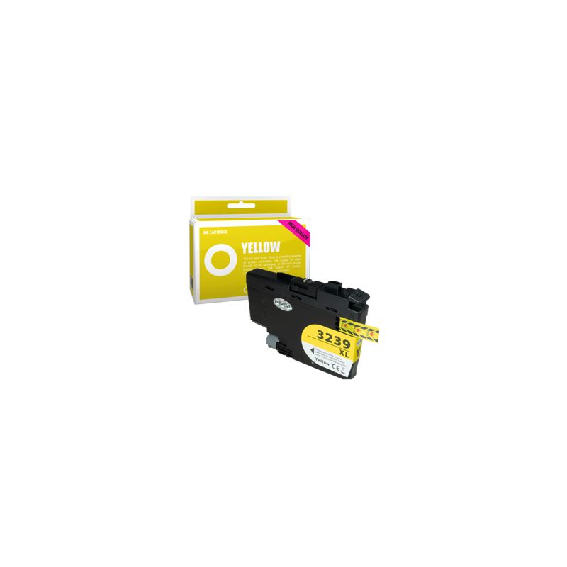 Cartucho de tinta compatible  -  BROTHER LC3239XLY  -  amarillo  -  (LC3239XLY)  -  gran capacidad