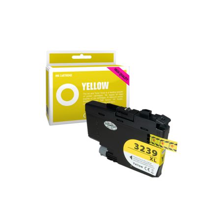 Cartucho de tinta compatible  -  BROTHER LC3239XLY  -  amarillo  -  (LC3239XLY)  -  gran capacidad