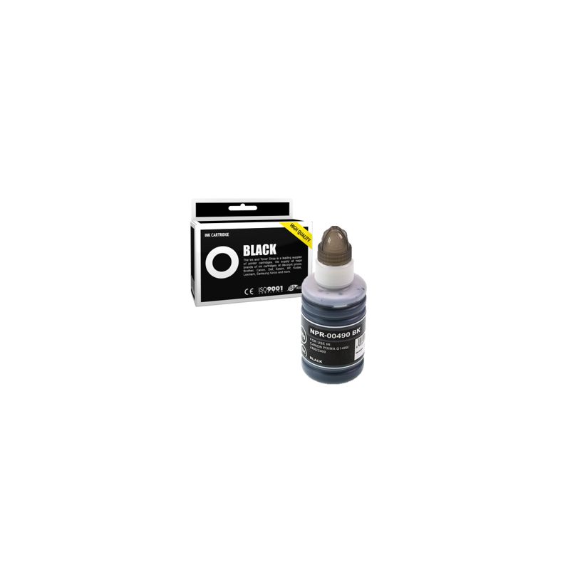 Cartucho de tinta compatible  -  CANON GI490BK  -  negro  -  (0663C001)