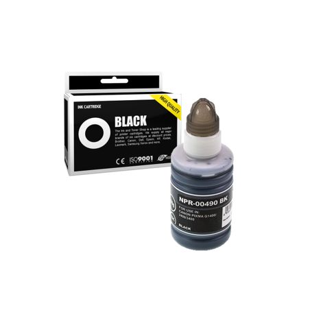 Cartucho de tinta compatible  -  CANON GI490BK  -  negro  -  (0663C001)