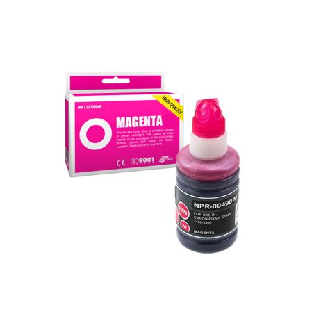 Cartucho de tinta compatible  -  CANON GI490M  -  magenta  -  (0665C001)