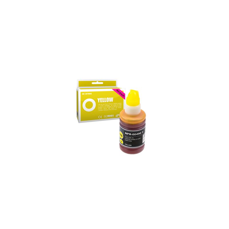 Cartucho de tinta compatible  -  CANON GI490Y  -  amarillo  -  (0666C001)