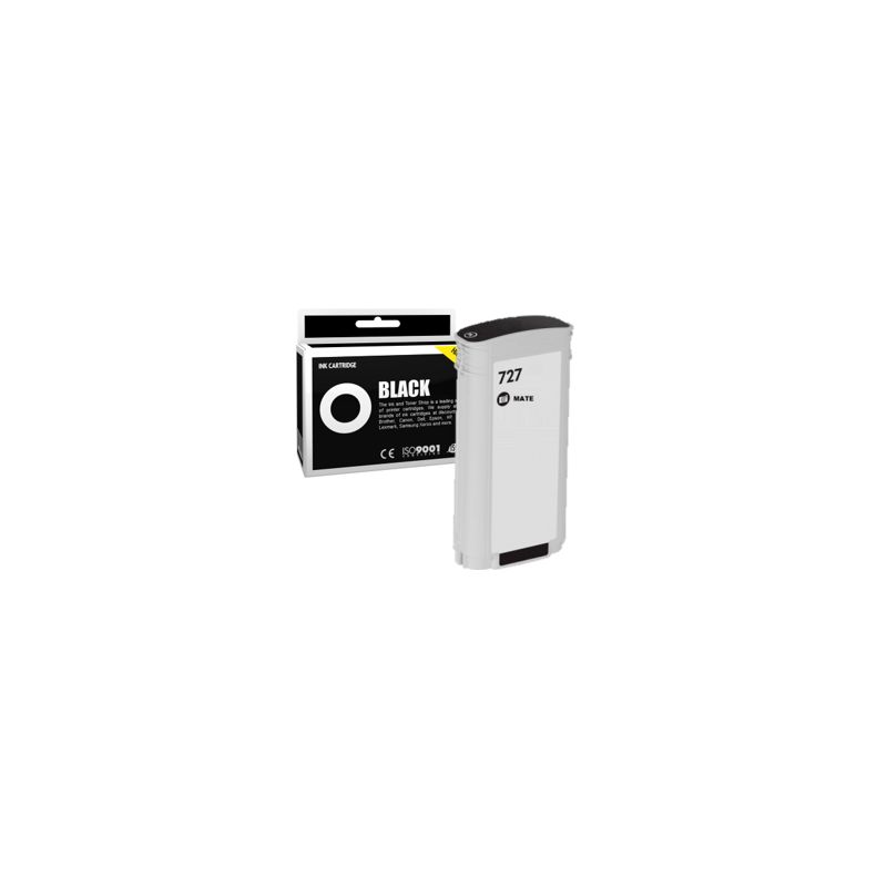 Cartucho de tinta compatible  -  HP 727  -  negro mat  -  (C1Q12A)