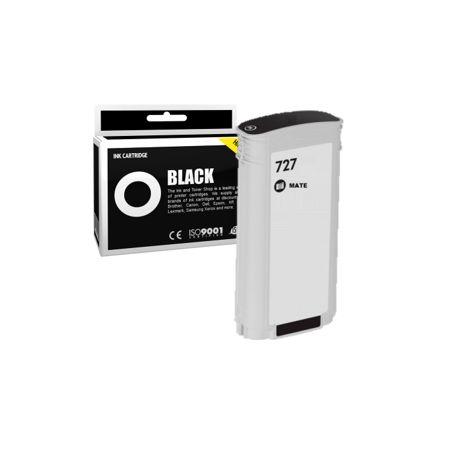 Cartucho de tinta compatible  -  HP 727  -  negro mat  -  (C1Q12A)