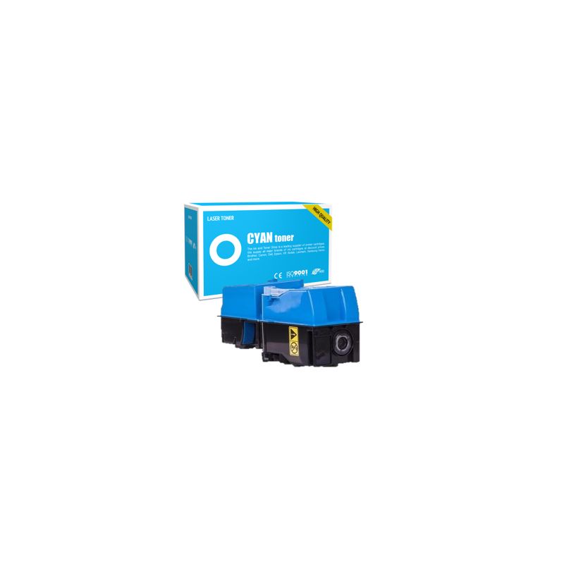 Toner compatible  -  KYOCERA TK825C  -  cian  -  (1T02FZCEU0)