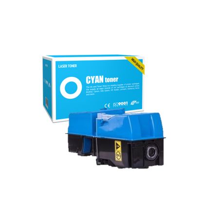 Toner compatible  -  KYOCERA TK825C  -  cian  -  (1T02FZCEU0)