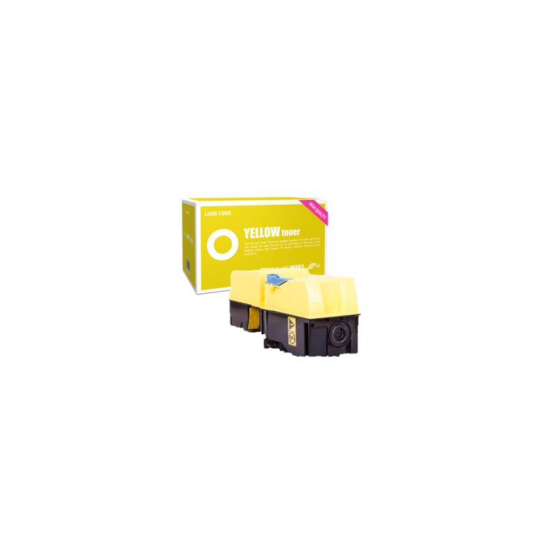 Toner compatible  -  KYOCERA TK825Y  -  amarillo  -  (1T02FZAEU0)