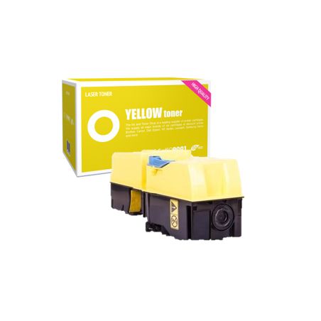 Toner compatible  -  KYOCERA TK825Y  -  amarillo  -  (1T02FZAEU0)