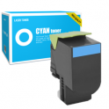 Toner compatible  -  LEXMARK 24B6008  -  cian  -  (24B6008)