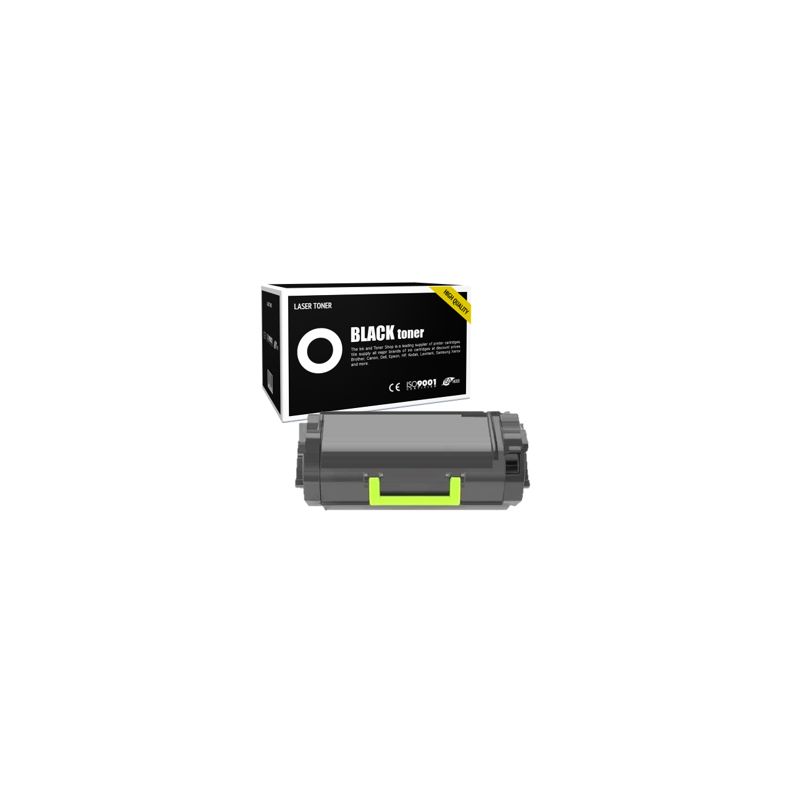 Toner compatible  -  LEXMARK 53B0XA0  -  negro  -  (53B0XA0)