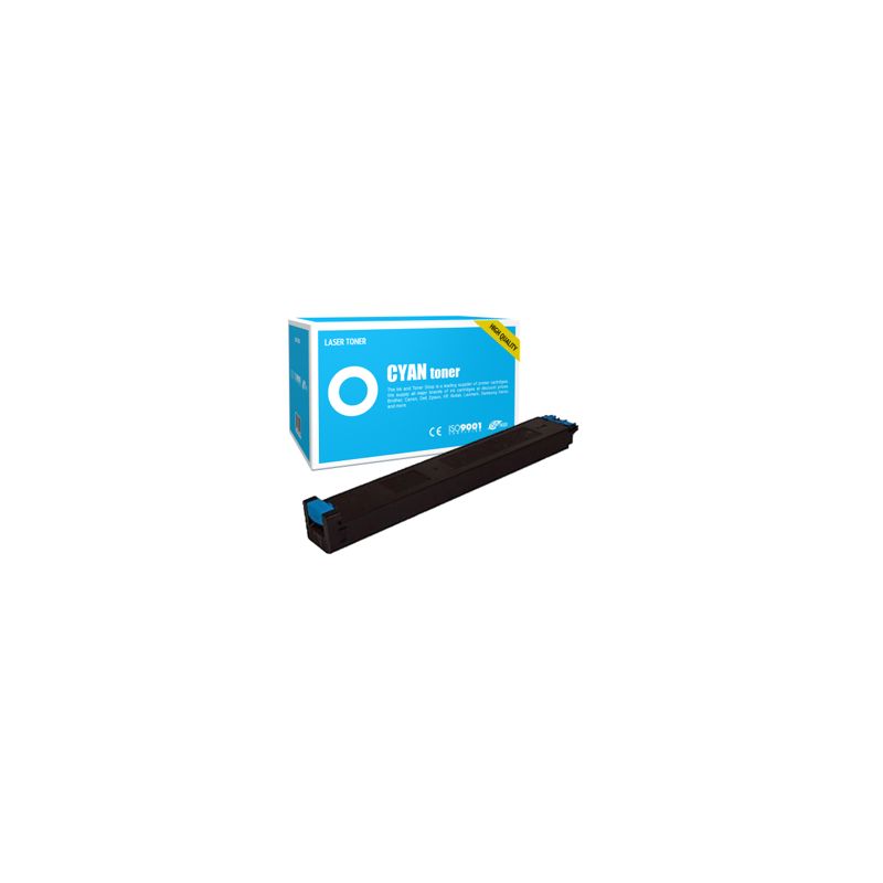 Toner compatible  -  SHARP MX23GTCA  -  cian  -  (MX23GTCA)