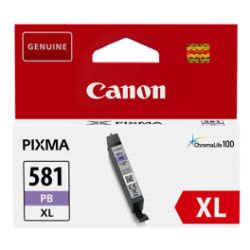 Cartucho de tinta original  -  CANON CLI 581 PB XL  -  azul foto  -  (2053C001)  -  gran capacidad