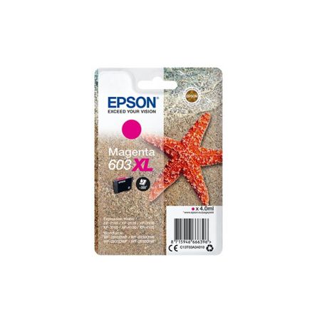 Cartucho de tinta original  -  EPSON 603XL  -  magenta  -  (C13T03A34010)  -  gran capacidad