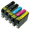 Pack de 5 cartuchos de tinta compatibles  -  EPSON 603XL  -  2 negro + 1 cian + 1 magenta + 1 amarillo  -  (C13T03A64010)  -  gr