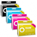 Pack de 4  Cartuchos de tinta compatibles  - HP 912XL  -  1 negro + 1 cian + 1 magenta + 1 amarillo  -  (3YP34AE)  -  gran capac