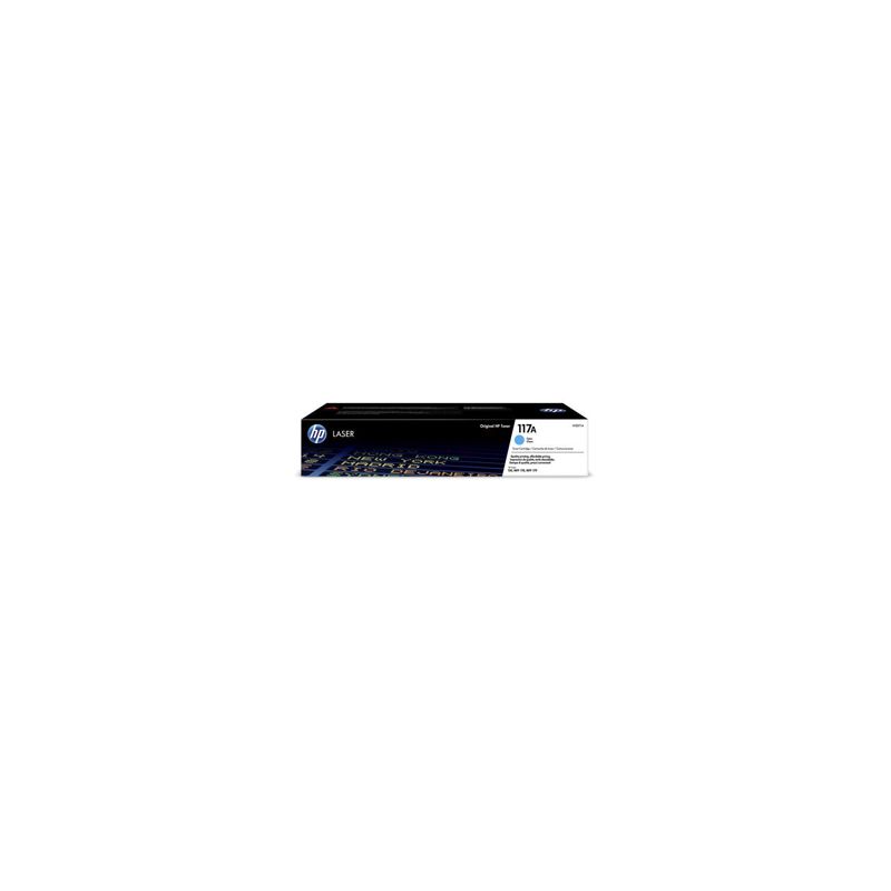 Toner original  -  HP 117A  -  cian  -  (W2071A)