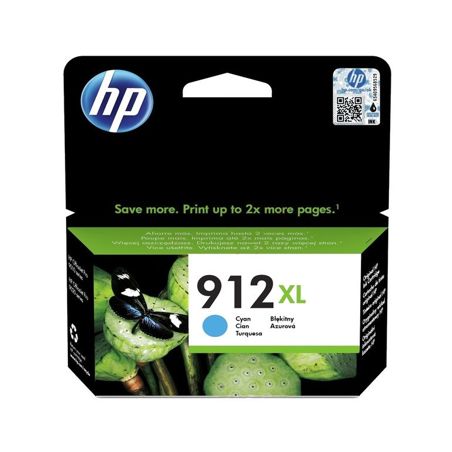 cartucho de tinta original  -  HP 912XL  -  cian  -  (3YL81AE)  -  gran capacidad