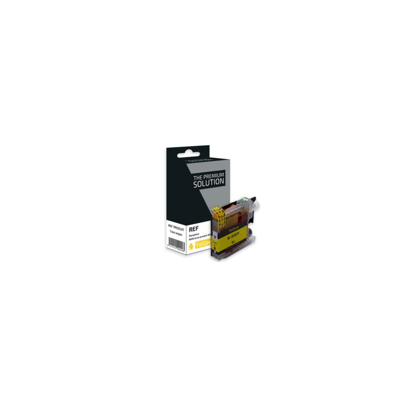 cartucho de tinta compatible  -  BROTHER LC3219XLY  -  amarillo  -  (LC3219XL-Y)